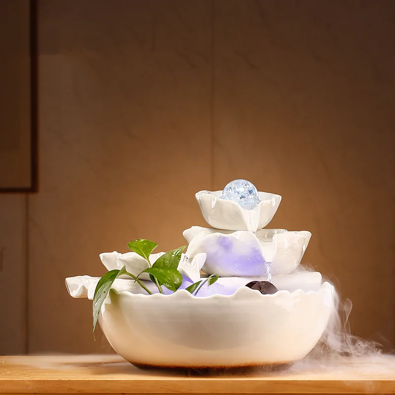 

Home Room Decoration Simple Flowing Water Treasure Decoration Creative Fountain Desktop Decoration