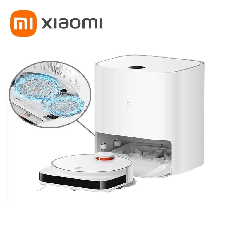 

XIAOMI MIJIA Robot Vacuum Mop Pro Self Cleaning Home Sweeping 3000PA Cyclone Suction Rotating Pressure Washing Mopping Smart110v