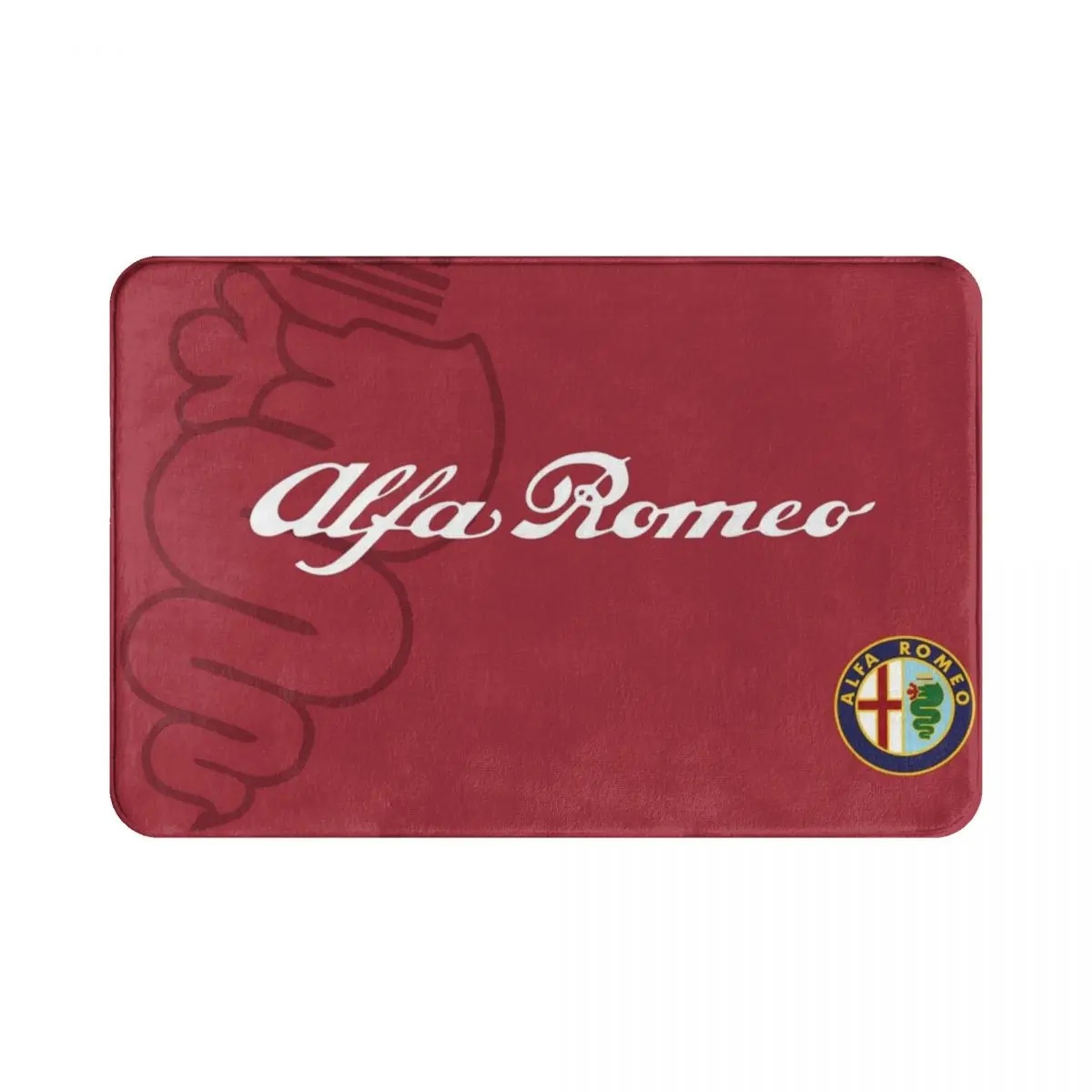 Alfa Romeo коврик с изображением вина ковер подкладка для ног из полиэстера