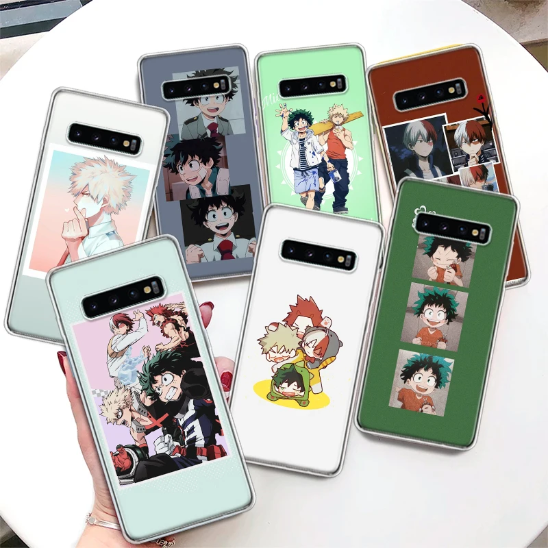 My Hero Boku no Hero Academia deku bakugou Cute Phone Case For M12 M21 M30S M31S M32 M51 M52 Note 10 Lite 20 Ultra 9 8 + J4 J6 P