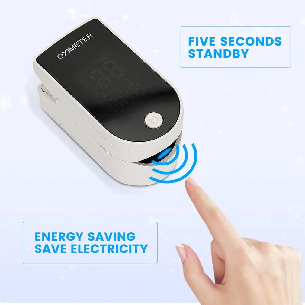 

Wholesale! Finger Pulse Oximeter Portable SpO2 PR Oxymeter OLED Fingertip Blood Oxygen Saturation Meter Heart Rate Monitor
