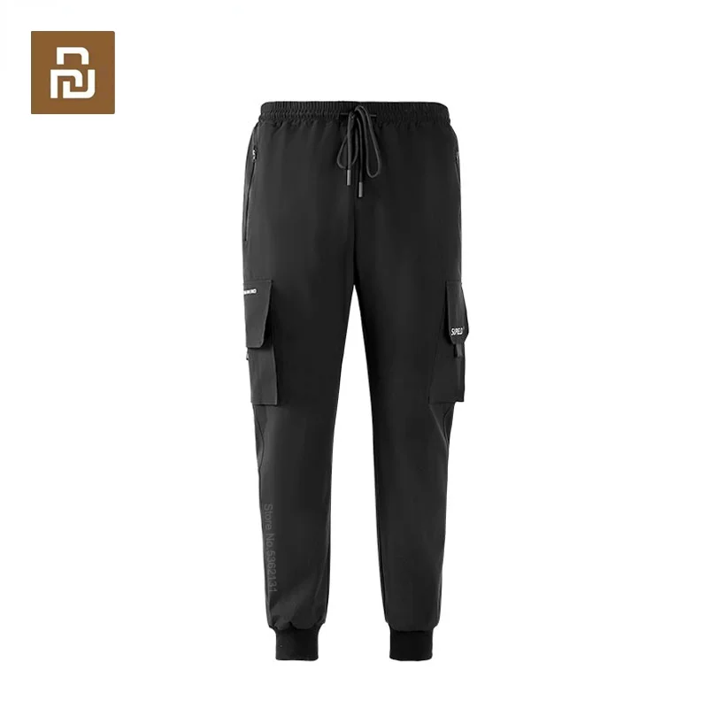 Youpin SUPIELD Aerogel Cold Resistance Hydrophobic Cargo Pants Black Trousers Men Women Fashion Streetwear Winter Warm Trousers