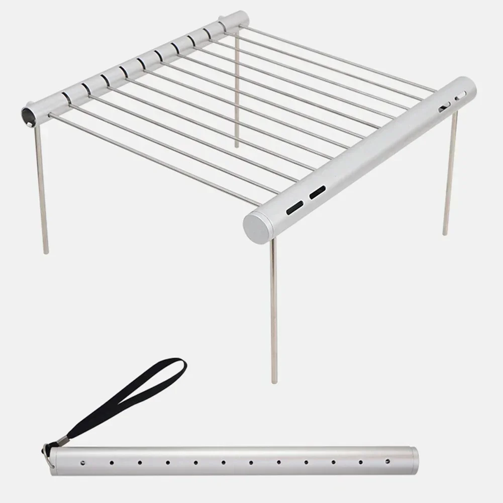 Портативный гриль для кемпинга складной портативный легкий угольный барбекю из