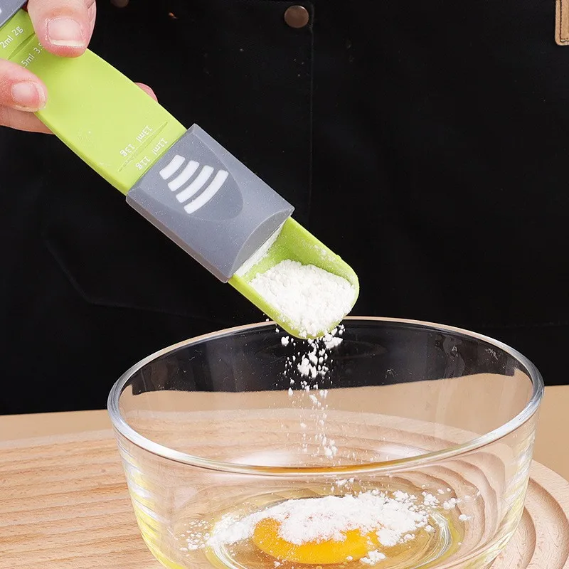 

Kitchen Baking Accessories Scale Plastic Measuring Spoon Milk Powder Baking Quantitative Spoon Kitchen Gadget 1PC