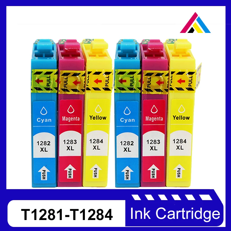 

CSD Replace for T1281 T1284 ink cartridge for Epson 1281 Stylus SX125 SX130 SX230 SX235W SX420W SX430W SX425W SX435W S22 Printer