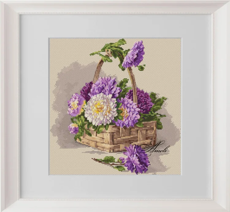 

Cat and Cougar 43-50 Embroidery Cross Stitch Kits Craft DIY Needlework Cotton Canvas High-quality