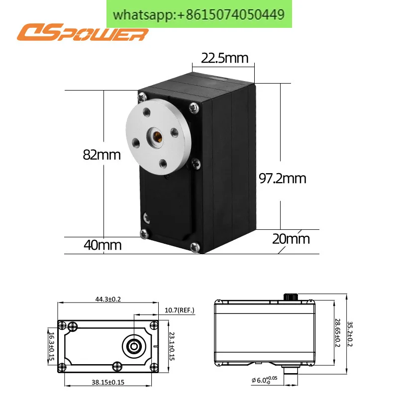 Индивидуальный Роботизированный рычаг промышленного класса TTL485