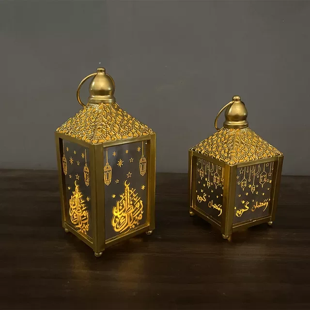

2022 Eid Ramadan Lantern Home Decoration White Craft Ornament