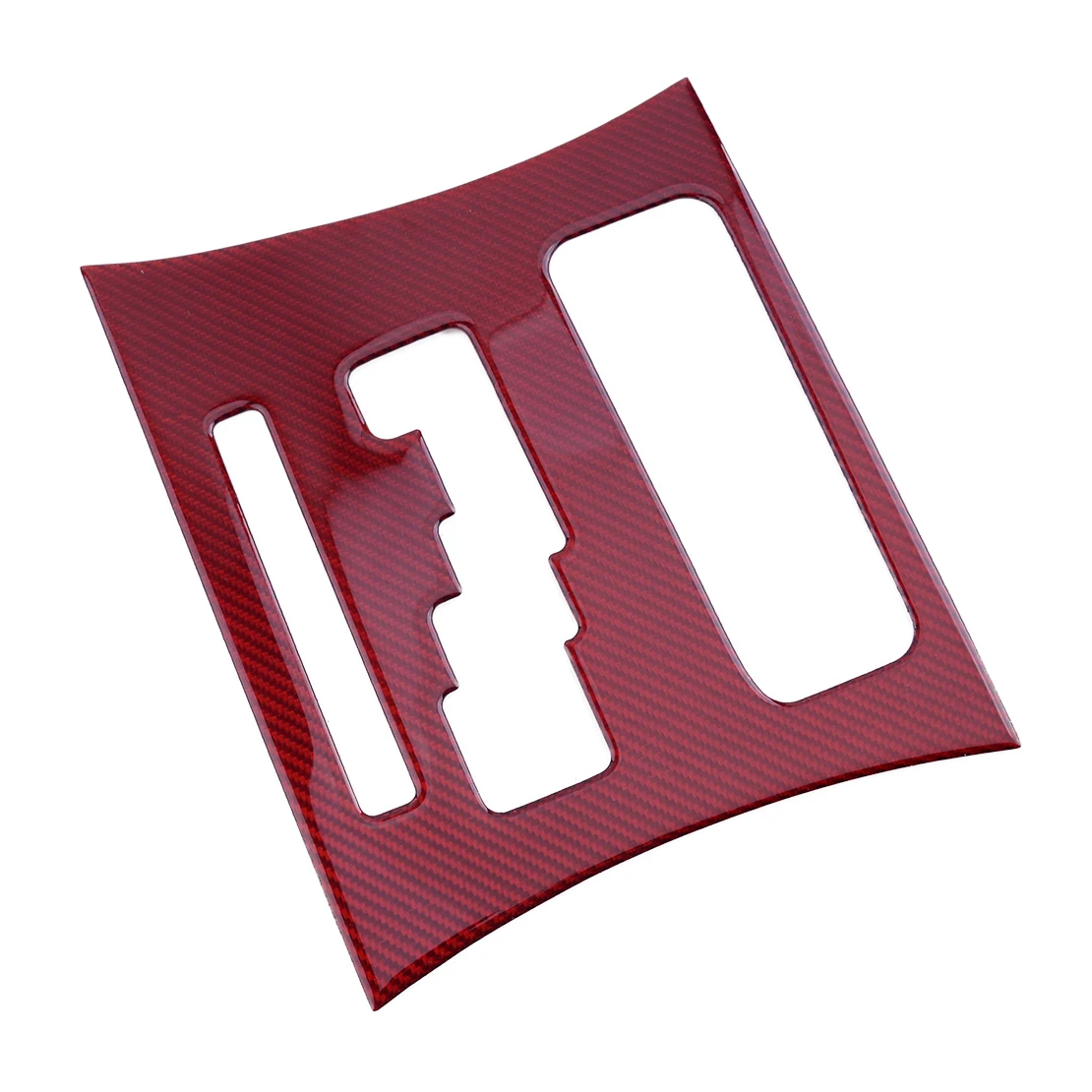 

Передняя панель переключения передач автомобиля, рамка, обшивка, красное углеродное волокно, подходит для Dodge Charger 2011 2012 2013 2014 левый руль