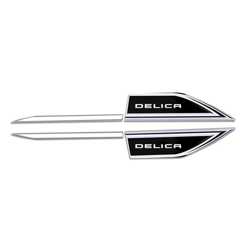 

Автомобильное крыло, боковое лезвие, наклейка из нержавеющей стали, защитная наклейка на кузов автомобиля для Mitsubishi Delica D5 L400, аксессуары