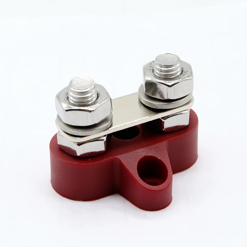 

2pcs Dual Stud Professional Heavy-Duty Prime Terminal Durable Dual Stud for Vehicle Truck