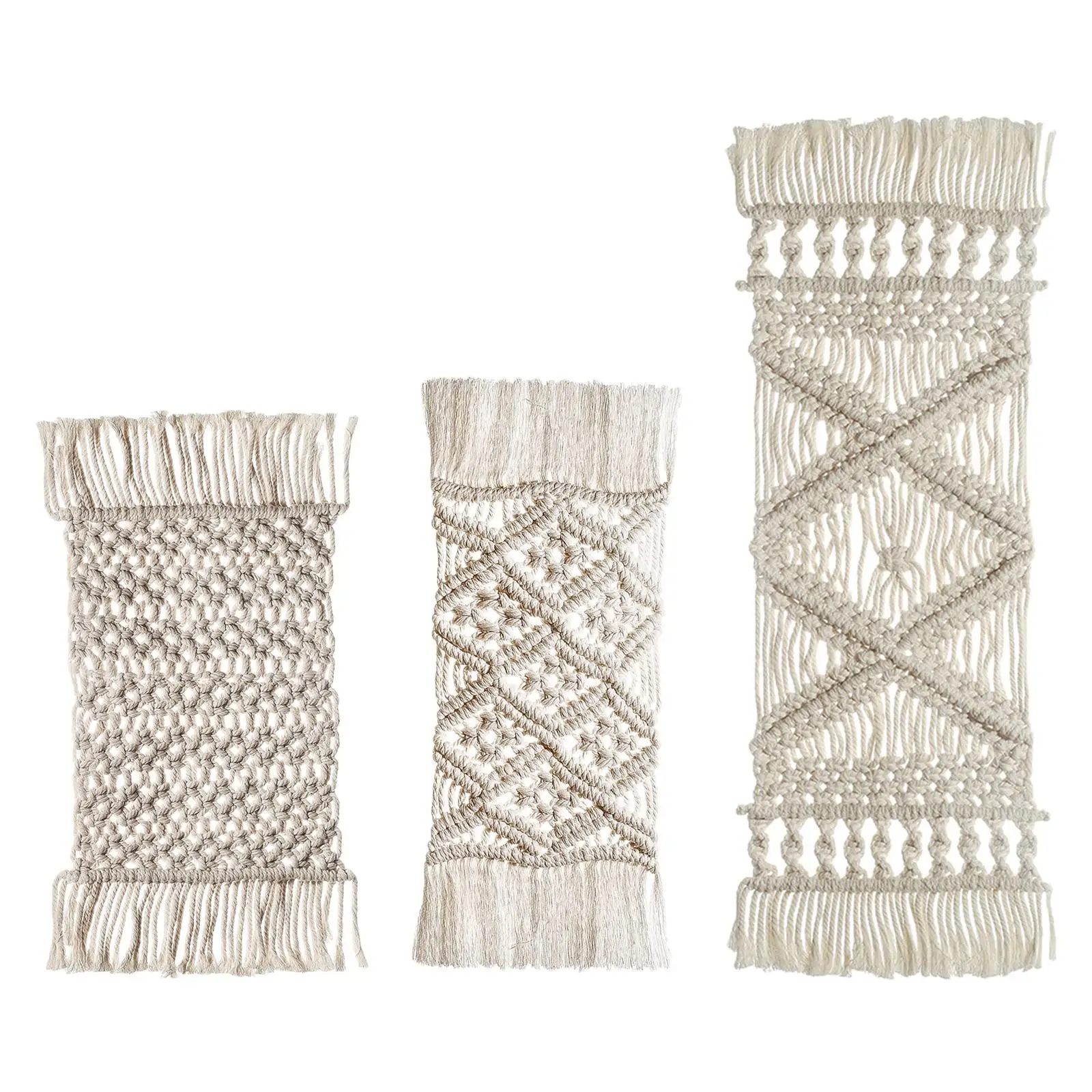 

Скатерть для макраме, подстилка, фермерский венец с кисточками для свадебной кухни