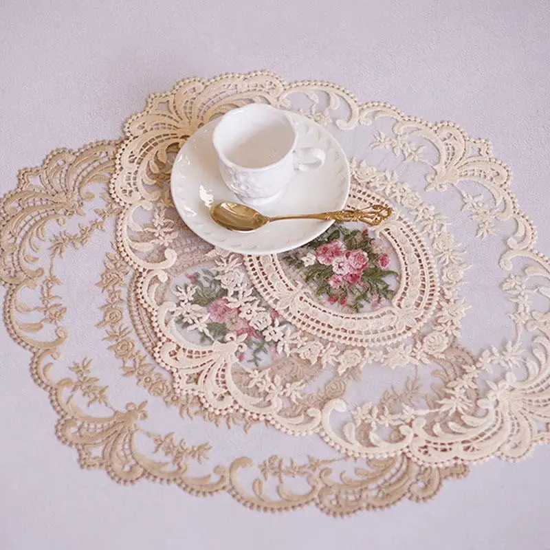 1 шт. для обеденного стола вышивка ремесленная подставка столовых приборов