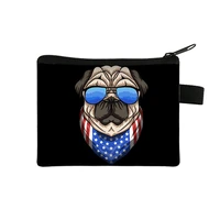 cool dog childrens zero wallet student polyester card bag coin storage bag portable key bag luxury purse portfel billetera
