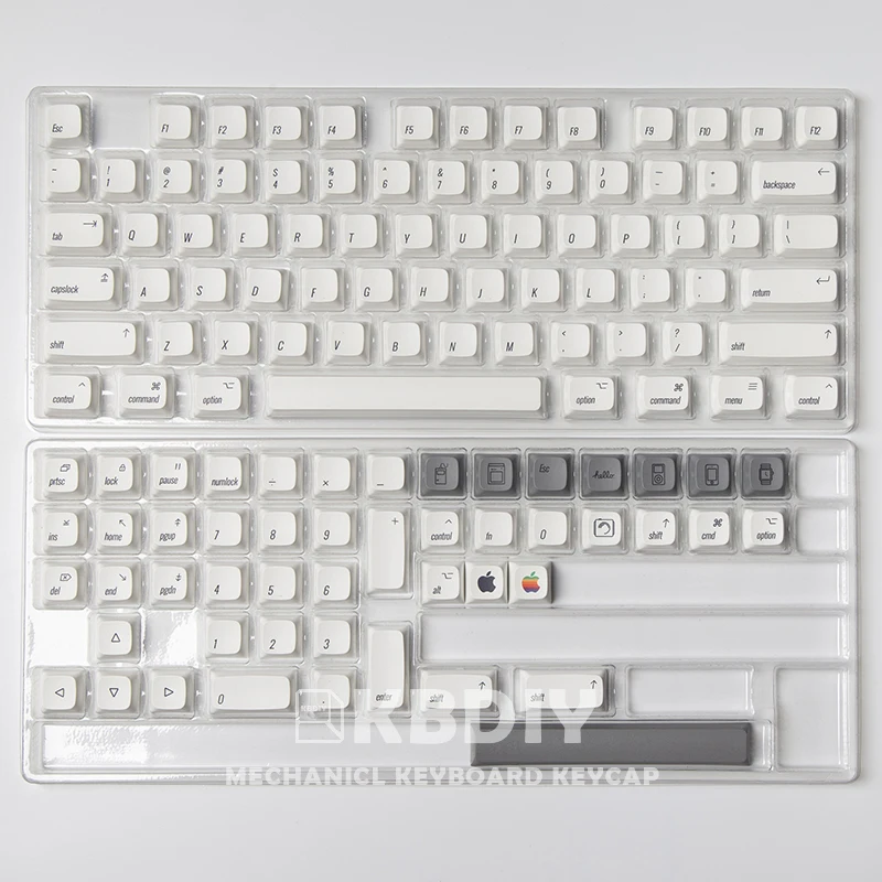 KBDiy XDA Profile PBT Keycaps 137 Keys/Set For Apple MAC ISO Cherry MX Japanese White Keycap For DIY Custom Mechanical Keyboard images - 6