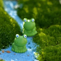 20 pcsbox resin fairy bonsai decor dollhouse accessories miniature frogs micro landscape frog ornament mini statue
