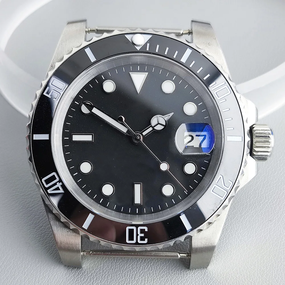 40mm NH35 case men's watch Seiko NH35 movement stainless steel 904L sapphire glass nh36 watch dail C3 luminous