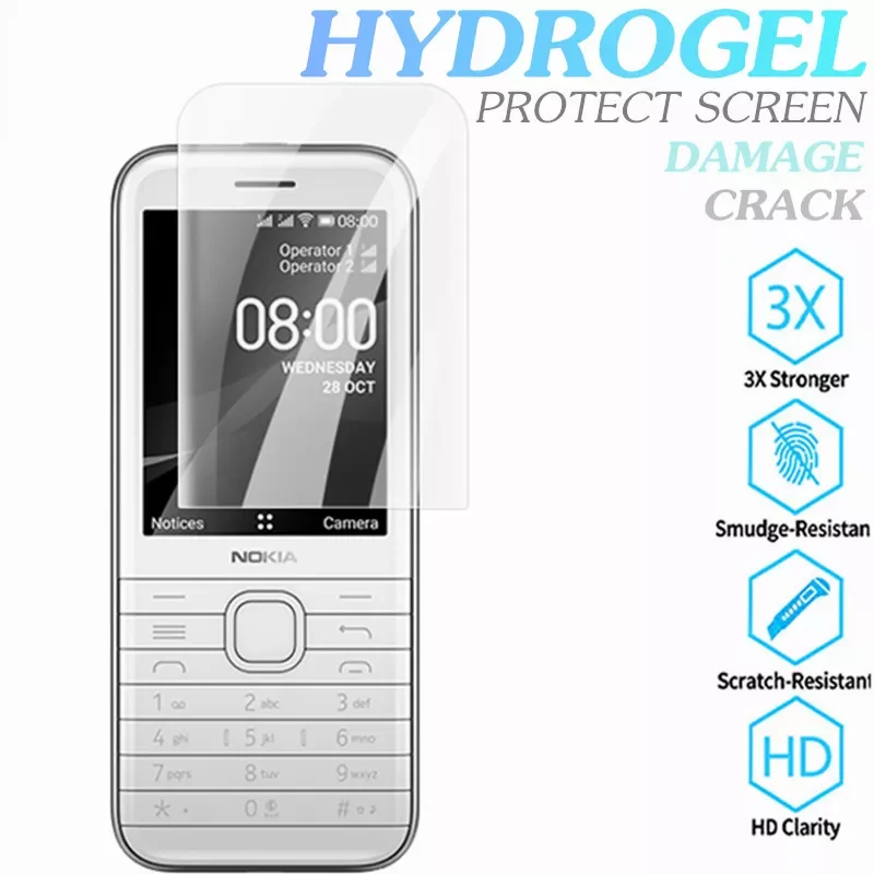 

New 3D Hydrogel Protector Film For NOKIA 8000 4G Mobile Cell Phone HD Scratch Proof Damage Crack PET Soft Film Free Shipping