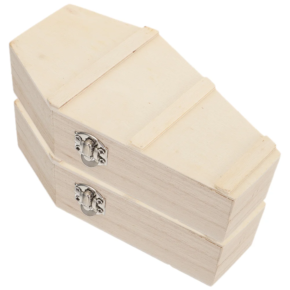 

2pcs Halloween Candy Boxes Party Favors Boxes Creative Coffin Treat Boxes