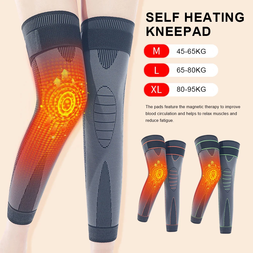 

New 1pcs Self Heating Support Knee Pads Tourmaline Knee Brace Warm for Arthritis Joint Pain Relief Injury Recovery Knee Massager