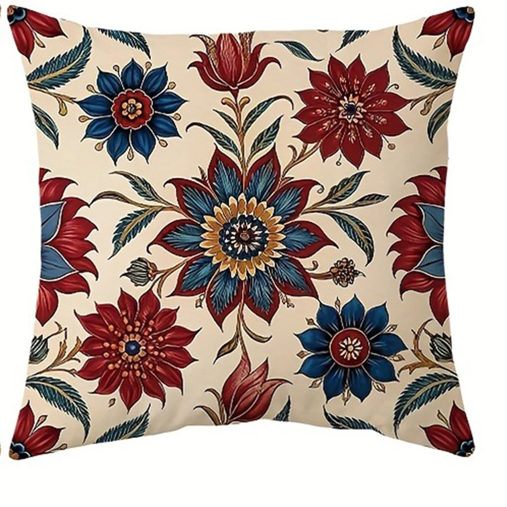 

Винтажные наволочки с цветочным узором пейсли, чехлы для дивана для гостиной, мягкие и удобные, украшение для спальни