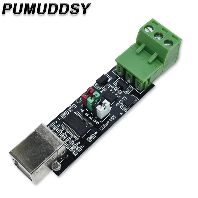 Последовательный преобразователь WAVTZT USB 2,0 в TTL RS485, адаптер FTDI FT232RL SN75176, двойная функция, двойная защита