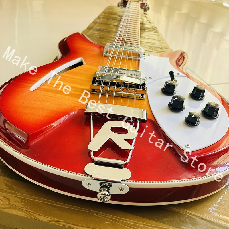 Электрическая гитара с 12 струнами профессиональный уровень 21 тональный гриф