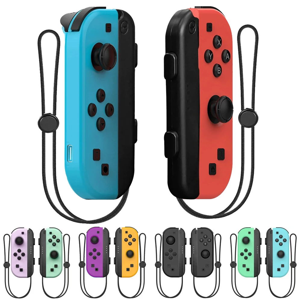 Joypad controller compatibile BT per Nintendo Switch Joystick Gamepad wireless Console di gioco L/R Joy Pad Turbo Vibration Wake Up