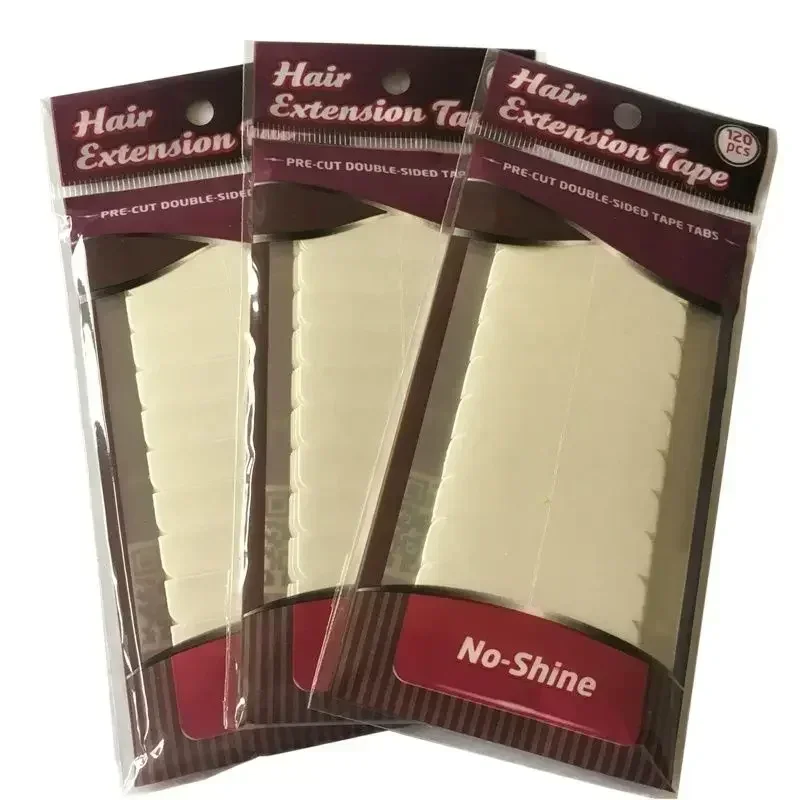 Лента Клейкая белая водостойкая для наращивания волос 120 шт./партия 10 листов 0 8 х4