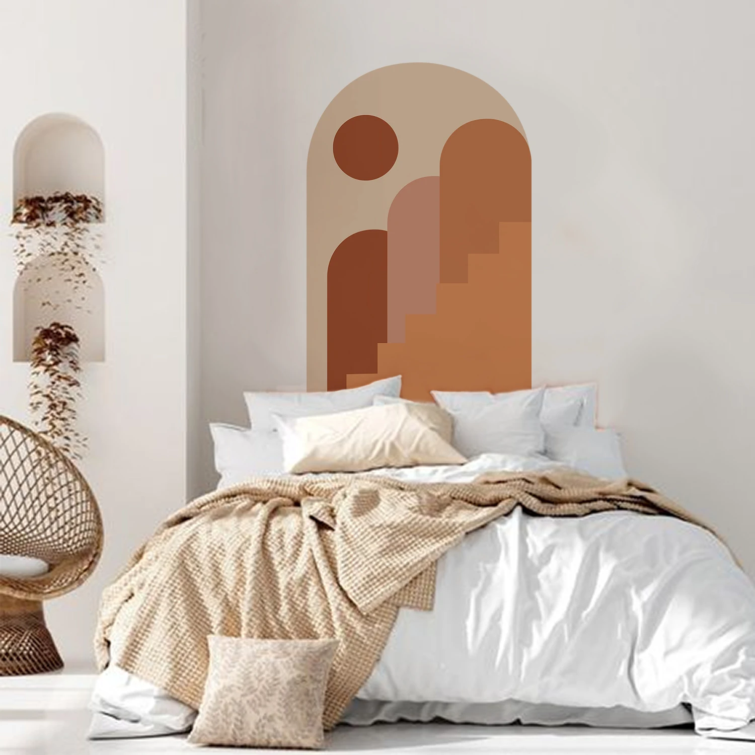 

Boho Arch Line Wall Sticker Gradient Ramp Vinyl Removable Nordic DIY Wall Art Archway Decals Interior Kids Room Home Decoration