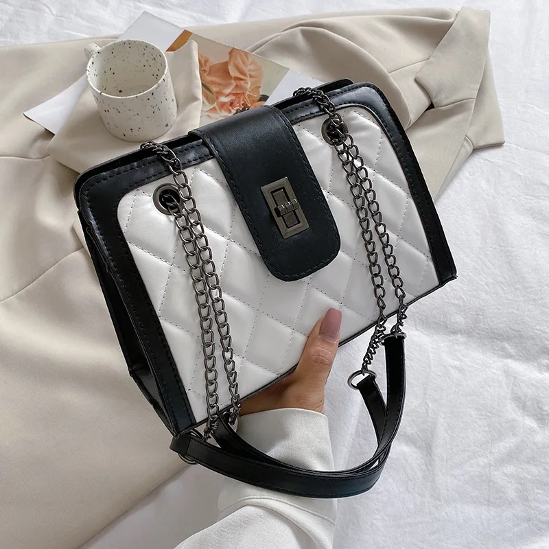 

Popular Diamond Bag Women's New Chain One Shoulder Crossbody Bag