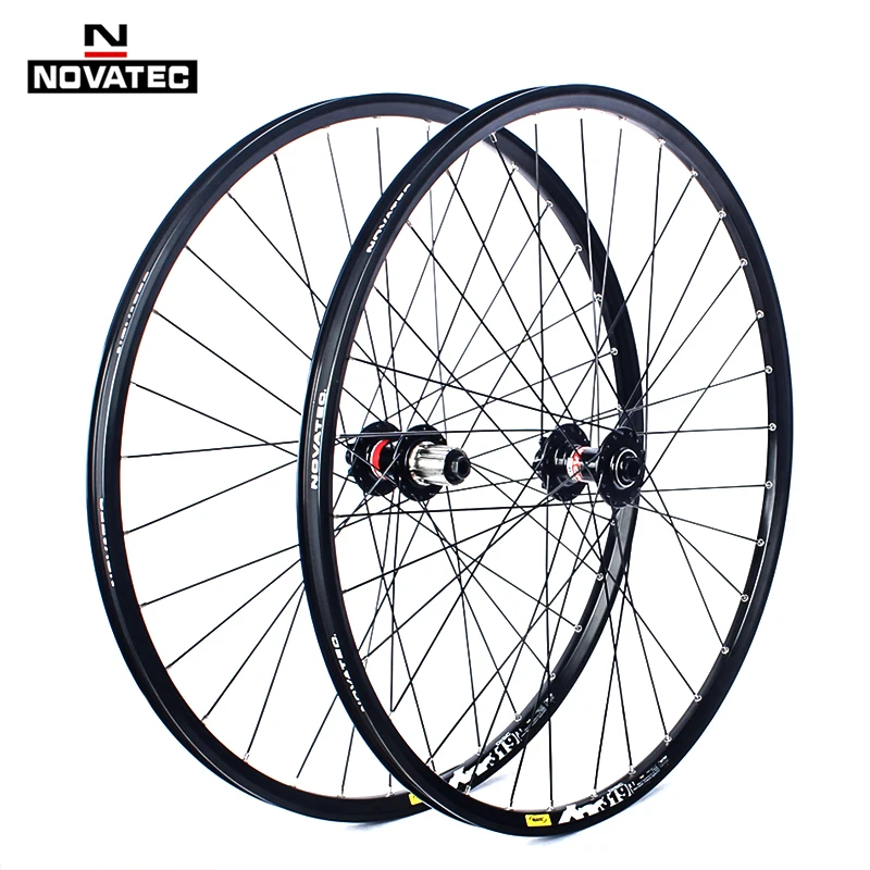 

Novatec Mountain bike wheelset 26/27.5/29inch D041/D442 15X100/110 12X142/148 7-11 speed 32H Disc brake Thru MTB Bicycle wheel