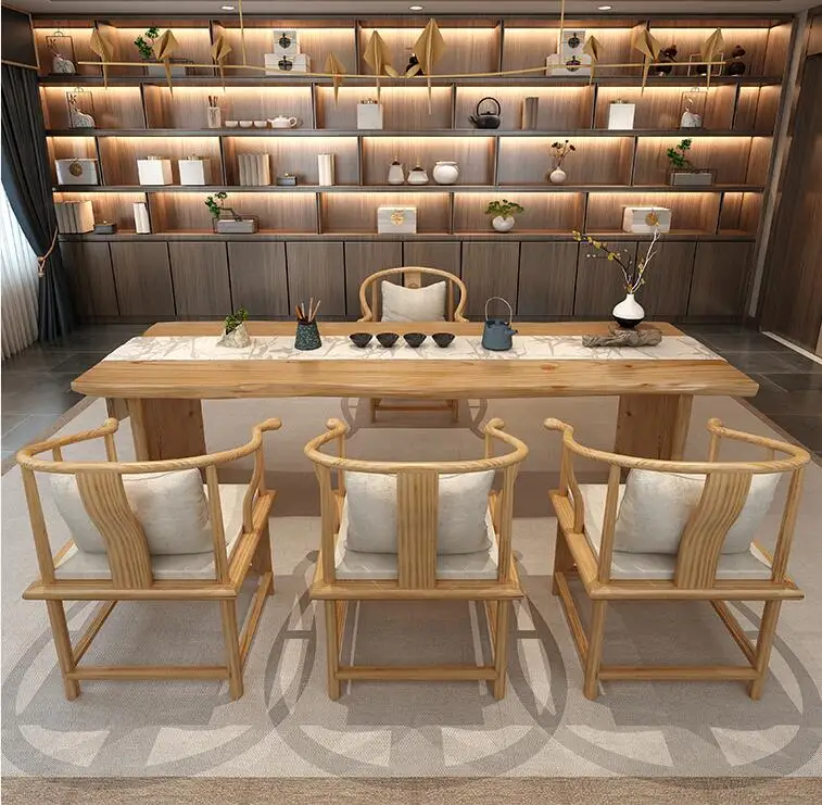 

Современный классический обеденный стол из массива дерева для кофейного ресторана