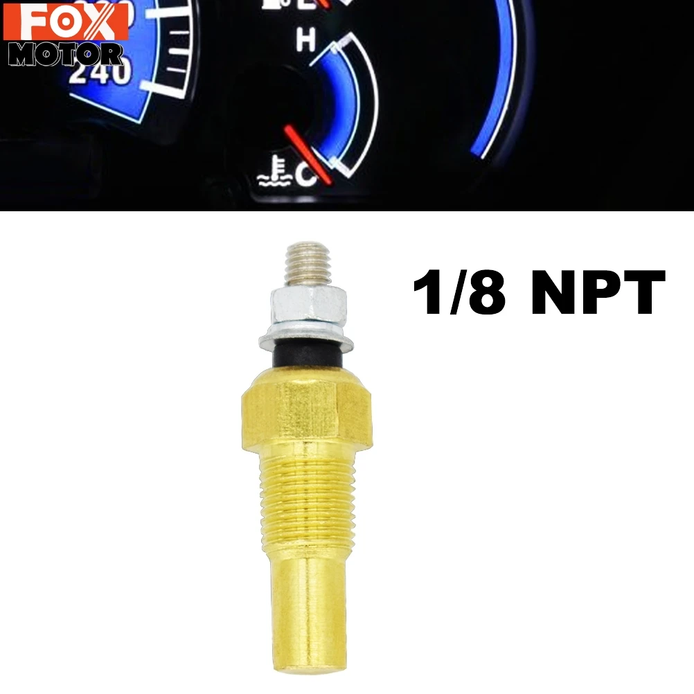 

Универсальный датчик температуры воды и масла в автомобиле, цифровой сменный измеритель температуры 1/8 NPT для измерения температуры воды