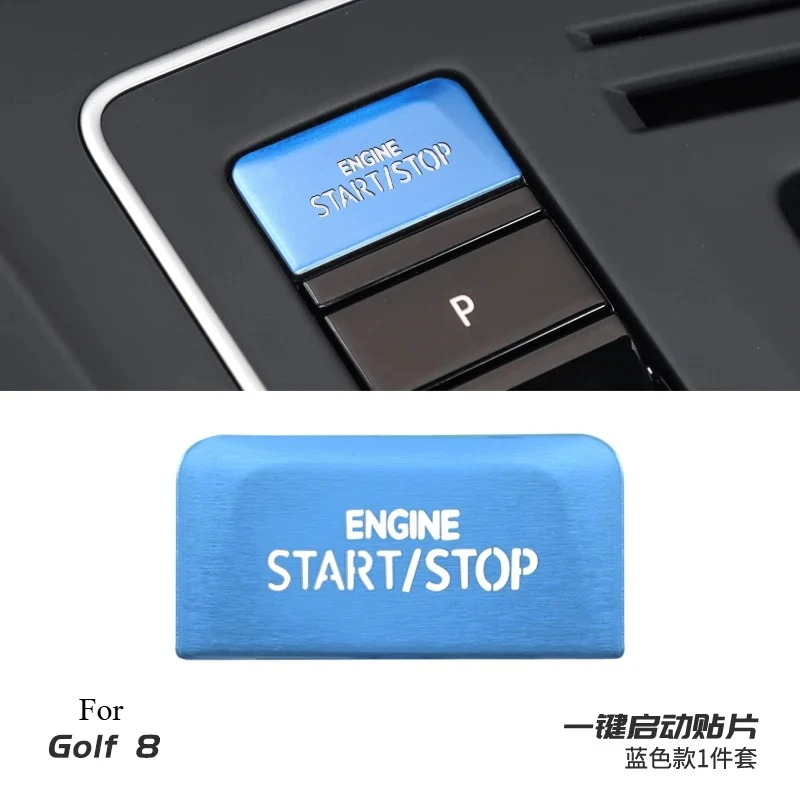 

Для Volkswagen Golf 8/8,5/GTI/rline наклейка на запуск в один клик принадлежности для украшения автомобиля инструменты для модификации интерьера из углеродного волокна