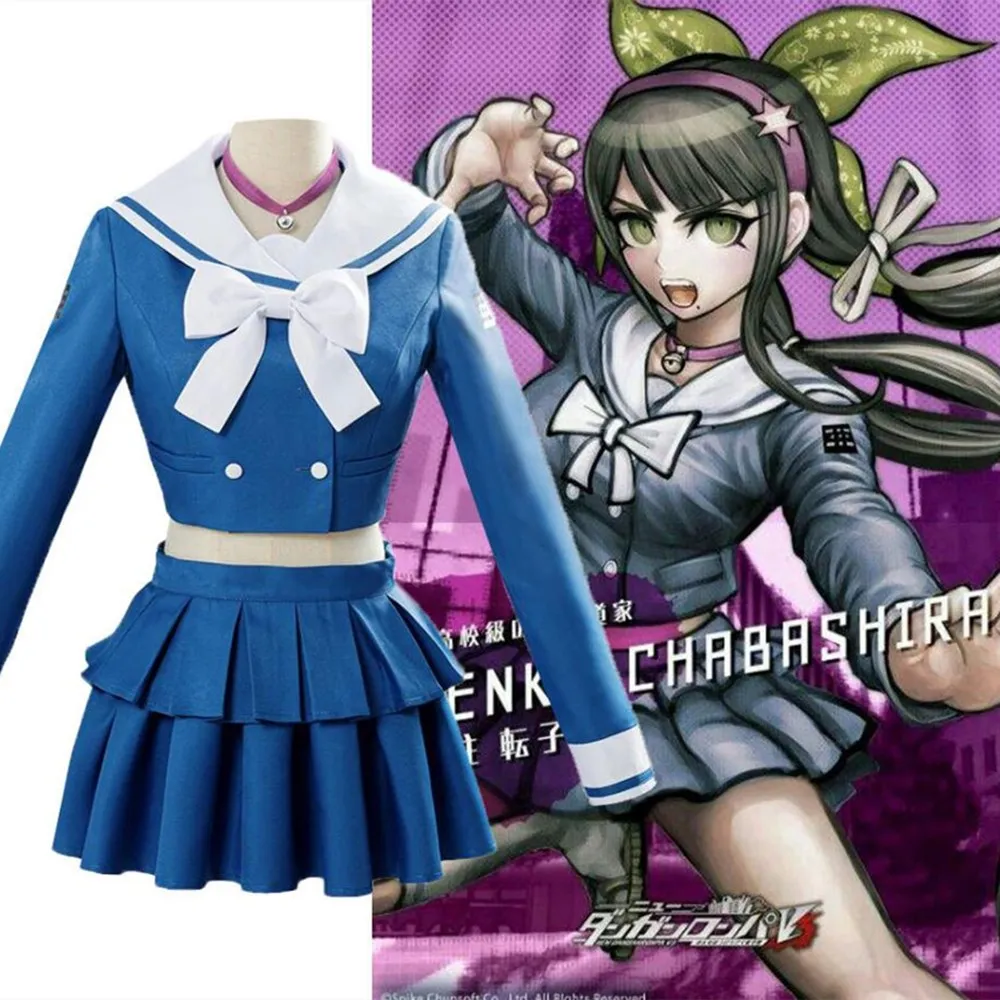 Костюм Школьная для женщин из аниме данганронпа: убийца чабашира тенко |