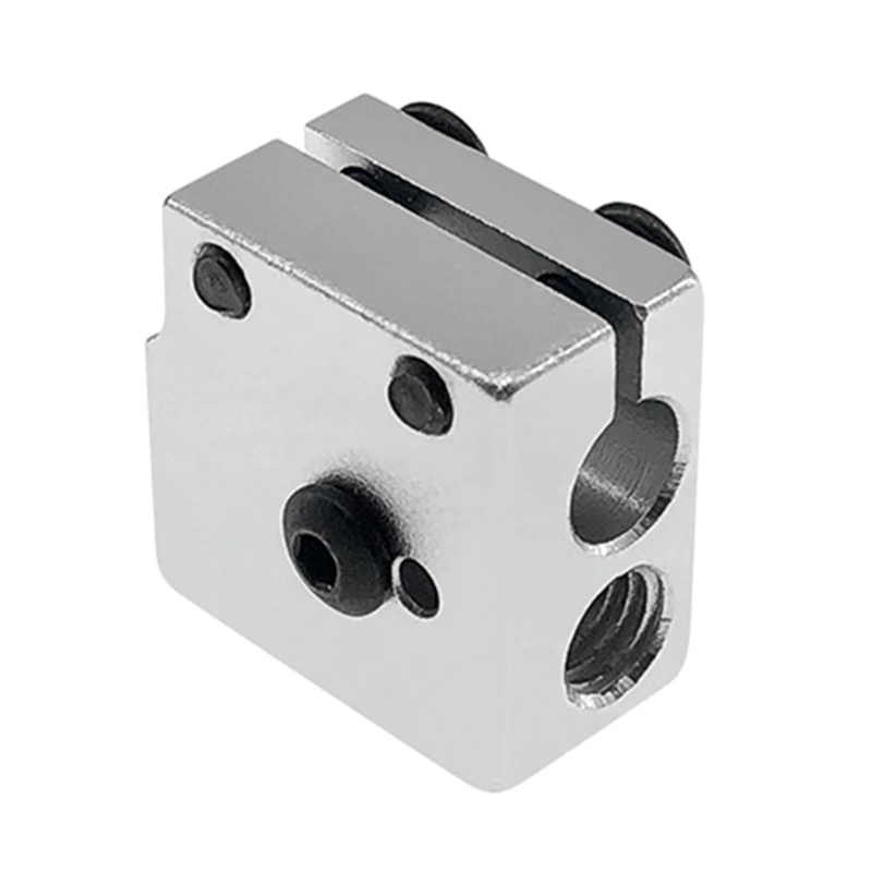 

3D Printer Heatblock Upgrade Hardened Heater Block for 3D Printing Nozzle Extruder Kit High Temperature Resistant 24BB
