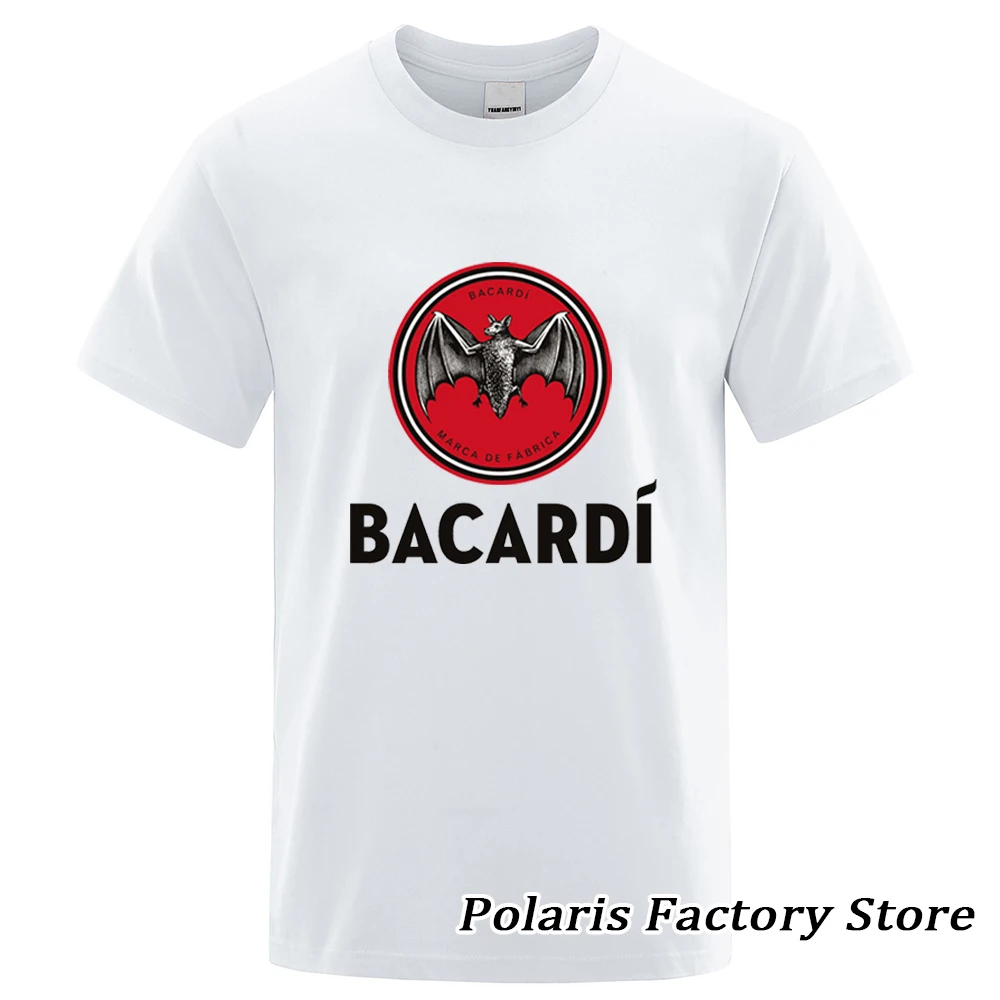 

Summer Men Bacardi Rum T Shirt Vintage Short Sleeve Tee Shirt Male Oversized Clothes Tops Free Shipping