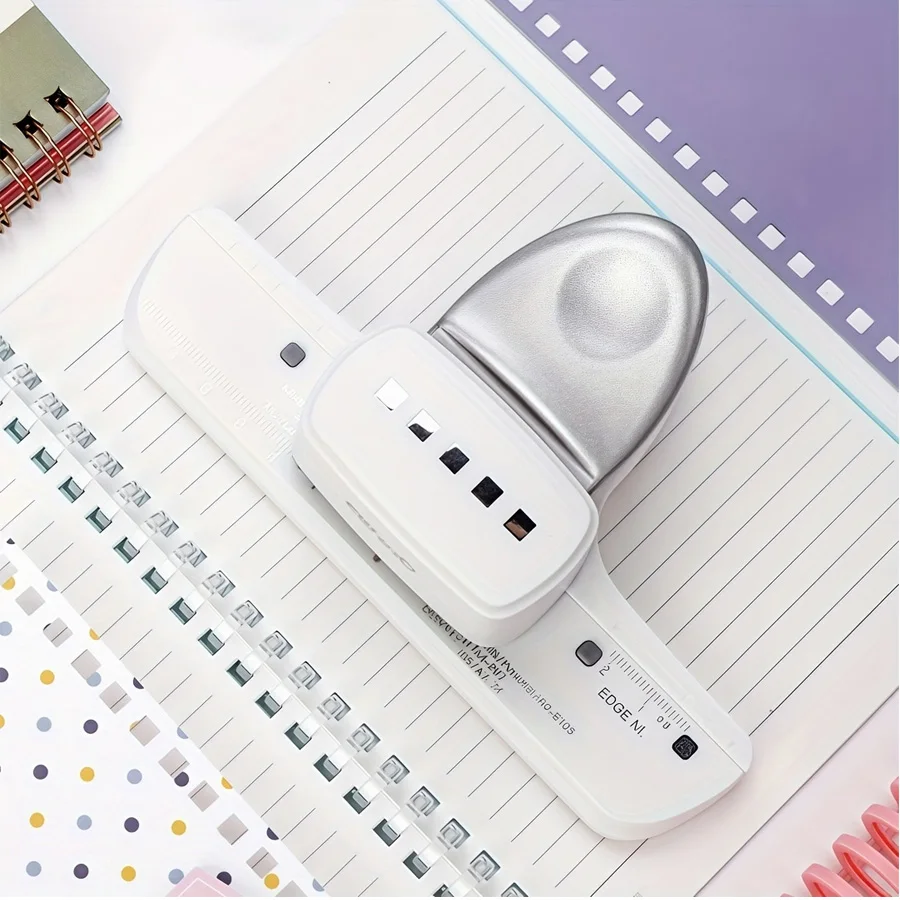 

Дырокол для квадратных отверстий 5 дырок серебристый