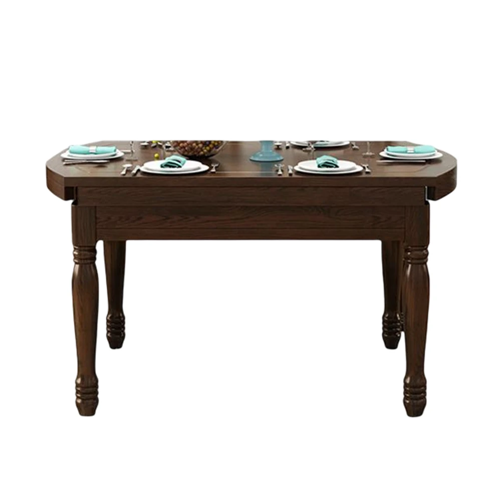 

Solid Wood Dining Table Restaurant Table Furniture Household Fraxinus Chinensis Scalable Adult Applicable
