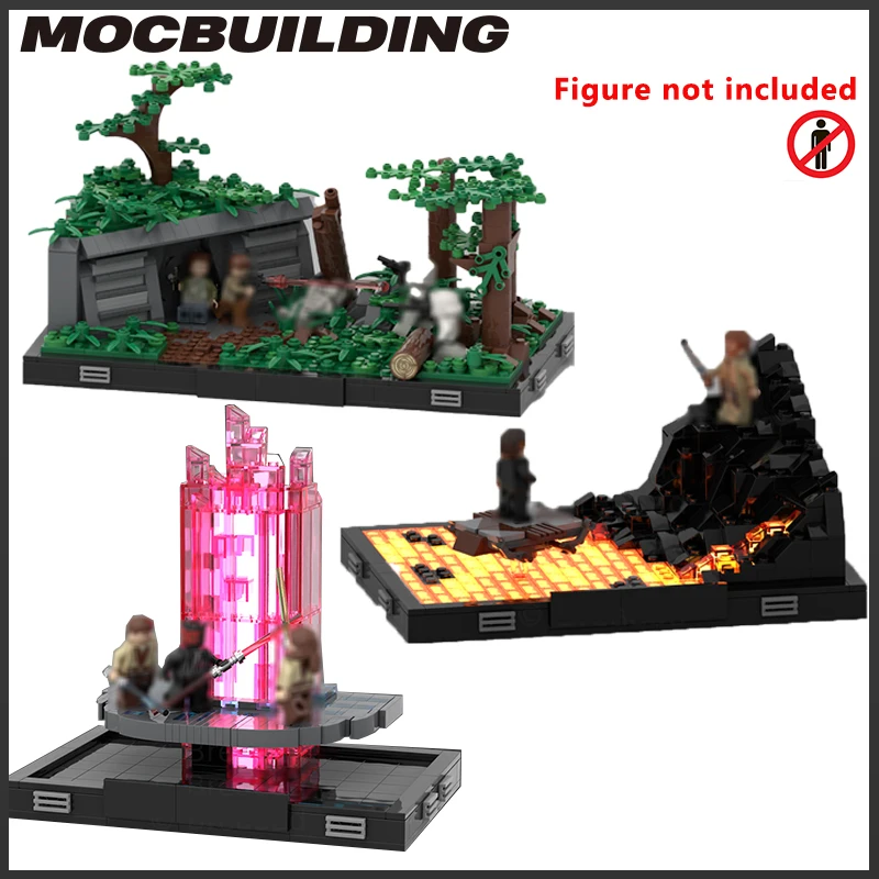 

Moc Build Blocks War Space Street View Series Bricks Star Movie DIY Model Kid Toys Birthday Christmas Gift Collection Present