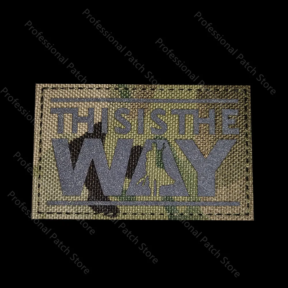 3D ПВХ ИК Лазерная Гравировка значок это способ отражающая Волшебная наклейка