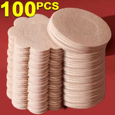100pcs Women's Invisible Breast Petals Lift Tape on Bra Nipple Stickers Chest Stickers Adhesivo Bra Nipple Covers Accessories
