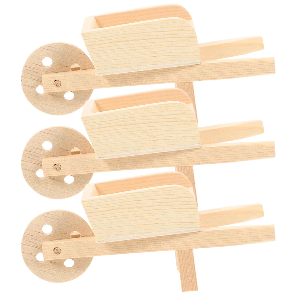 

3 шт., миниатюрные деревянные игрушки для прогулок