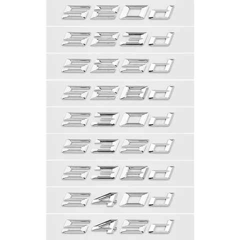Для BMW 5 серии E39 E60 E61 F10 F11 G30 520d 523d 525i 528i 530e 535i 540e Автомобильный Стайлинг Багажник Буква Эмблема Задняя Крышка Логотип Черный