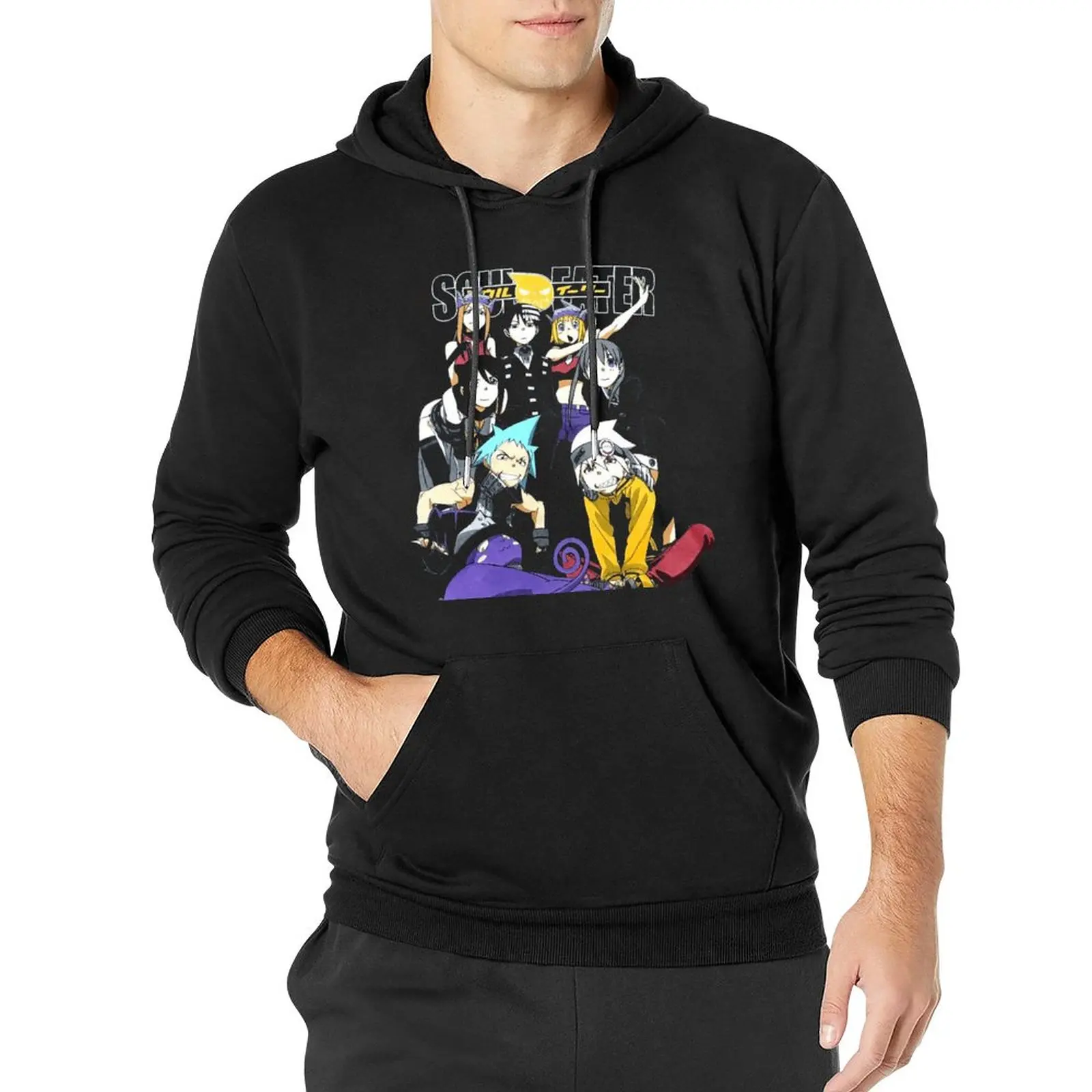 

Повседневные толстовки с принтом персонажей Soul Eater, унисекс, приключения манга, крутой дизайн, Женская Осенняя уличная одежда