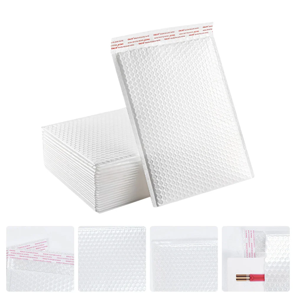

50Pcs Adhesive Bubble Mailer Boutique Shipping Bags Waterproof Book Package