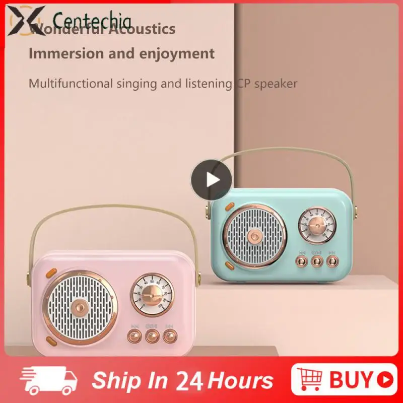 

Портативный мини-сабвуфер для улицы, ручной микрофон, динамик, профессиональный микрофон для караоке «Все в одном», поддержка всей семьи, Aux, дети