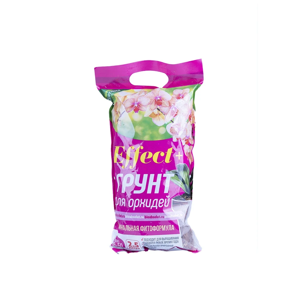 Грунт для орхидей Effect+ на основе отборной коры фракции 35 - 50 мм Maxi 2 5 л |