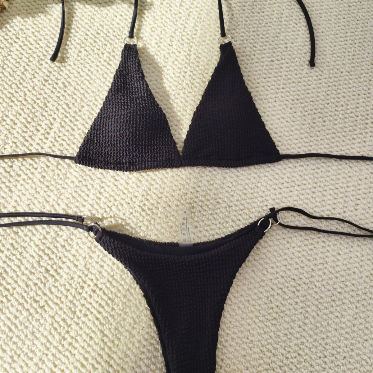 Однотонное микро бикини 2025 женский купальник женские купальники стринги